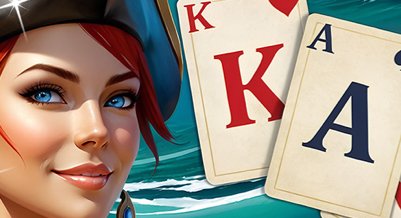 Solitario Klondike - Isola del Tesoro - crazygames