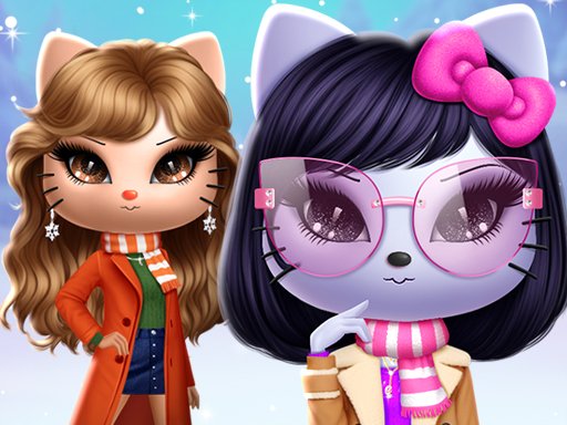 Squadra di Gatti Inverno Vestire - crazygames,crazy games,free games,h5 game, free play,free crazy games