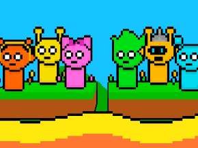 Fuga dalla Lava Sprangie 2 Giocatori - crazygames,crazy games,free games,h5 game, free play,free crazy games