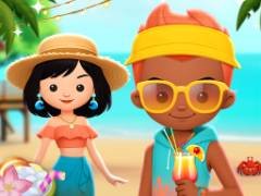 Festa in Spiaggia Galleggiante di Toca Tine - crazygames,crazy games,free games,h5 game, free play,free crazy games