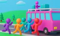 Fuga dall'Ingorgo di Autobus - crazygames,crazy games,free games,h5 game, free play,free crazy games