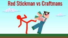Stickman Rosso contro Artigiano - crazygames,crazy games,free games,h5 game, free play,free crazy games