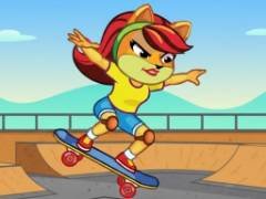 Gatta ragazza skater - crazygames,crazy games,free games,h5 game, free play,free crazy games