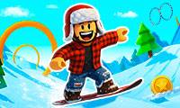 Snow Rider Obby Parkour - crazygames,crazy games,free games,h5 game, free play,free crazy games
