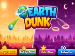 Gioco Arcade di Fisica Earth Dunk - crazygames,crazy games,free games,h5 game, free play,free crazy games