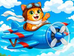 Aerei Cartooneschi: Puzzle da Assemblare - crazygames