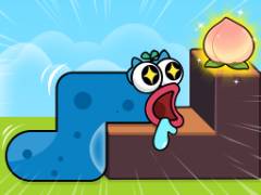 Puzzle del verme, serpente, mela - crazygames