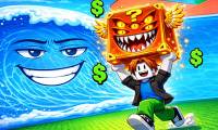 Obby Fuga dal Tsunami Brainrot - crazygames,crazy games,free games,h5 game, free play,free crazy games