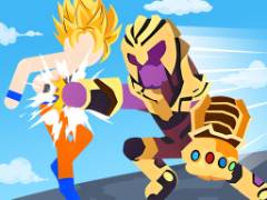 Combattimento dei Guerrieri Stickman Supereroi - crazygames