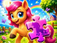 Cute Pony Puzzle Quest - crazygames