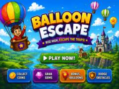 Fuga con i palloncini - crazygames