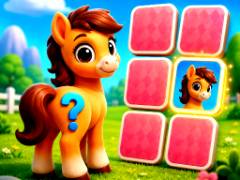 Cute Pony Memory Quest - crazygames