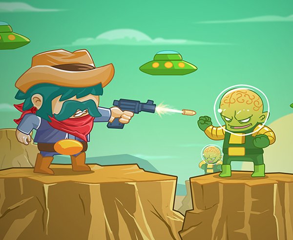 Cowboy contro Marziani - crazygames,crazy games,free games,h5 game, free play,free crazy games